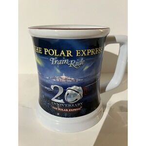 The Polar Express Train Ride 20th Anniversary 16 fl oz 3D Raised Coffee Mug Cup